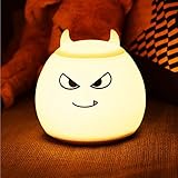 カラフルな変更シリコンLED夜ライト、ベビーキッド保育園USB充電ランプCartoon部屋装飾 Devil 0.6W Alician