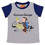 アスナロ（トップス 半袖tシャツ） 半袖Tシャツ ベビー 男の子 子供 おさるのジョージ プリント90 グレー