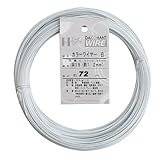カラーワイヤー 白 #18(約1.2mm) 約72m 55836