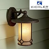 玄関照明 玄関 照明 LED 門柱灯 門灯 外灯 屋外 9365AGZKLD KICHLER キチラー ブラケット 照明器具 E26 LED電球