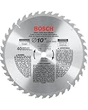 Bosch CBCL1040 10-Inch 40 Tooth ATB General Purpose Saw Blade with 5/8-Inch Arbor [並行輸入品]