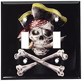 Art Plates - Pirate Switch Plate - Double Toggle [並行輸入品]