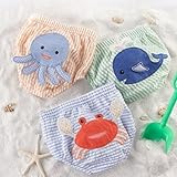 ベビーアスペン baby aspen 男の子用海の生き物大好きブルマー3点セットギフトBOX入り,出産祝い,ギフトボックス付,babyaspen,肌着,下着,おむつカバー,オムツカバー