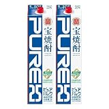 宝焼酎 ピュアパック 25度 紙パック [ 焼酎 25度 3000ml×2本 ]