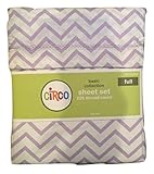Circo Chevron Sheet Set - Purple FULL [並行輸入品]