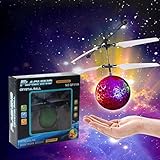livoty RCフライングボールドローンヘリコプターボール組み込みシャイニングLED照明Kids Toy one size