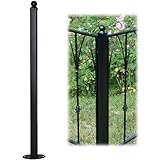モダンエクステリアフェンス ポスト コーナー連結用 幅4cm×高さ95cm IEF-POST01-CN