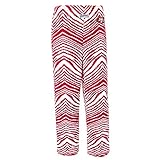 NFL San Francisco 49ers Boy 's Zubaz All Over Print Pant ( Age 4 – 18 ) XL レッド