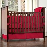 Carousel Designs Solid Red 3-Piece Crib Bedding Set by Carousel Designs