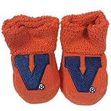 Virginia Cavaliers Two Feet Ahead幼児ベビー新生児オレンジNavyソックスブーティ