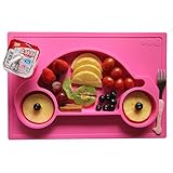 Galaxy 1 Piece Car Silicone Placemat & Tray, Pink by Galaxy