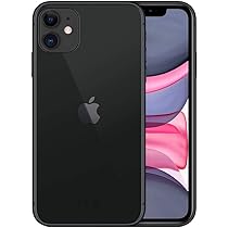 iPhone11 ブラック　64GB Apple iPhone 11, 64GB, Black - Fully Unlocked (Renewed