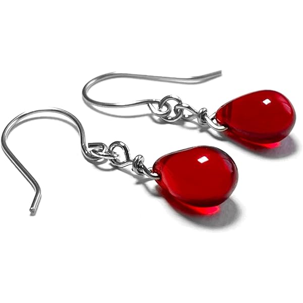 Amazon | [happy new earrings] ピアス ガラス チェコガラス