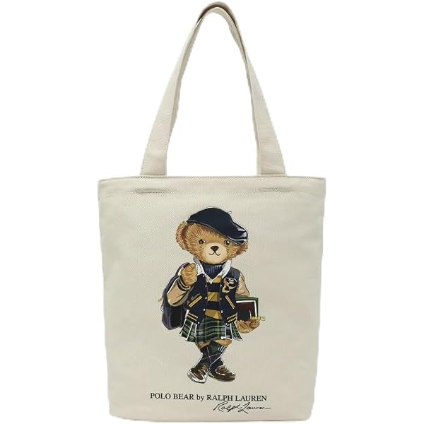 Amazon.co.jp: Polo Ralph Lauren Tote Bag, Bear Shopper : Clothing