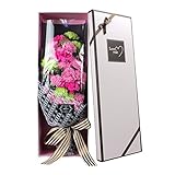 花束　フラワー ソープフラワー　カード 母の日　大切な人へ　バレンタイン　ホワイトデー　入学　卒業　誕生日　結婚記念日　クリスマス お祝い プレゼント (ピンク)