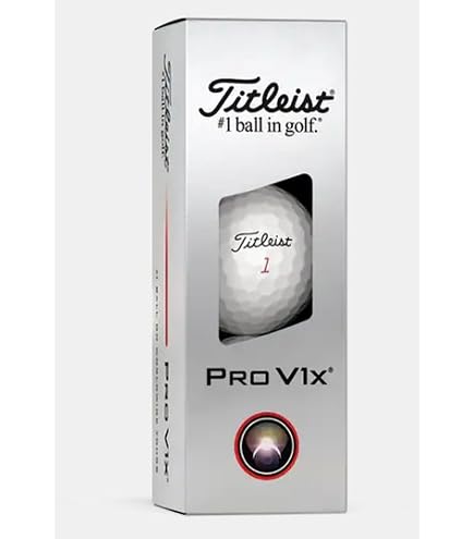 Amazon.co.jp: Titleist Pro V1x ゴルフボール (ホワイト、3個パック