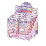 エポック社（EPOCH） 【トレーディングカードサイズのジグソーパズル】 【トレーディングカードパズル】 58-203 トレーディングパズル サンリオキャラクターズ 24/35/63ピース （6×8.6cm） 8個入りBox 見本ステッカー付き 透明シール付き