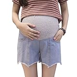 Zhhlinyuan ファッション Women's High Quality マタニティ Shorts Pants Maternity Belly Pregnancy Clothes Pants Co