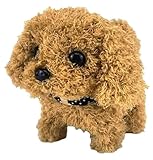 動く犬のおもちゃ 電動ぬいぐるみ 犬ロボット 歩く 鳴く 可愛い ギフト 音に反応するおもちゃ B