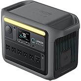 Anker Solix C1000 Portable Power Station ポータブル電源 1056Wh 58分急速充電 高出力AC(定格1500W / 瞬間最大2000W / SurgePad 2000W, 6ポート) 長寿命10年 リン酸鉄