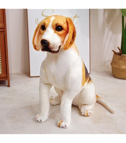 Amazon.co.jp: リアルな犬のぬいぐるみ｜ビーグル : おもちゃ