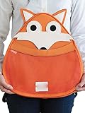 (ラウンドアース キッズ) Round Earth Kids 嬉しい工夫がいっぱいのメッシュバッグ ユニークなキャラクターとバスタイムを楽しく キツネ