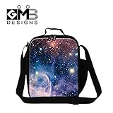 Generic Galaxy Printed Lunch Bags for Kids Insulated Lunch Box Cooler for Adult [並行輸入品]
