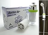 BARBOS AG + fs-1200シャワーフィルタハイテクSpa Zeolite ArgentイオンキャリアRemoves塩素Contains 5.57万Billion Argent原子のシャワー