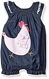 Mud Pie Baby Girls' Bubble Romper Chicken 6-9 Months [並行輸入品]