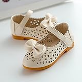 ajaflowers 子供サンダル リボンシューズ 靴 女の子 ガールズ ベビー キッズ 本革 耐磨 履き心地良い 軽量 滑り止め 可愛 素敵 おしゃれ カジュアル 夏 ビーチ 結婚式 発表会 お出か