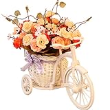 ハンドメイドローズバスケットのシミュレーション花の人工花