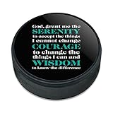 アイスホッケーパック静かな祈りの勇気の知恵