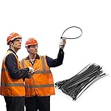 Bartram ナイロン結束バンド 配線バンド マジックテープバンド ケーブルアクセサリ 耐侯性 2.5×200 100本入