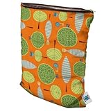 Planet Wise Wet Diaper Bag, Orange Woods, Medium by Planet Wise [並行輸入品]