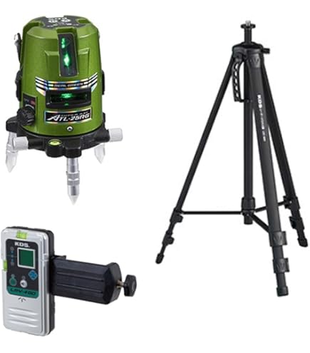 グリーンレーザー墨出器スーパーレイ ATL-25G 受光器付 ATL-25G グリーンレーザー墨出器スーパーレイ 1台 ムラテックKDS