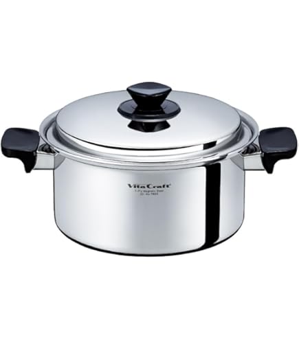 ビタクラフトNo.5506両手鍋5.5L & No.5512 ハイドーム セット 714rWGbOvpL._AC_UF350,