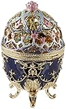 Design Toscano Hummingbird Enameled Egg