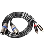 Amazon | オーディオファン XLR (メス) - RCA 金メッキ (オス) 変換