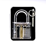 トレーニング実習用のLockmall透明パドロック (transparent)