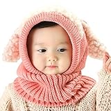 imleck Magnificent Baby unisex-warm子犬クロークスカーフショールベビー乳児スマート帽子 – 2017 Bestギフトin USA カラー: ピンク