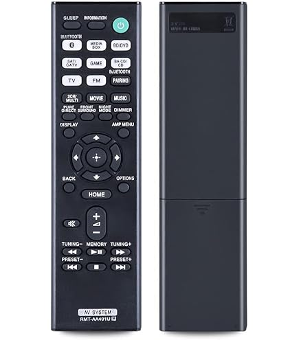 [保証あり] SONY ソニー リモコン　Rmt-AA320U RMT-AA320U Replaced Remote fit for Sony AV Receiver STR-ZA810ES