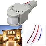 2016新到着最高品質オートLED屋外赤外線PIRモーションセンサー検出器壁ライトスイッチ140度12メートル