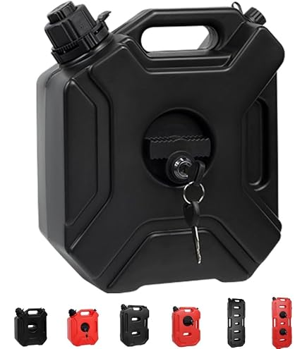 Amazon.co.jp: 5リットルブラックい燃料タンク缶 | 車のバイスペア