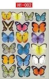 Amaonm® 19 Pcs Removable Diy Pvc 3d Colorful Butterfly Wall Sticker Murals Butterflies Wall Decals W