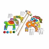 T.S. Shure Wooden Indoor & Outdoor Croquet Set [並行輸入品]