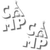 Amazon.co.jp: CAMP【2枚組】カッティングタイプ 防水ステッカー【16色