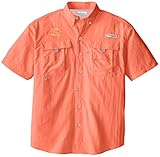 NCAA North Carolina Tar HeelsメンズCollegiate Bahama半袖シャツ M オレンジ