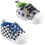 Luvable Friends Baby Boyソフトソール靴、2パック