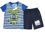 トーマス パジャマ (90㎝/青縞) 半袖Tスーツ サイズ９０ｃｍ ベビー服 キッズ 子供用 Tシャツスーツ