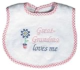 Dee Givens & Co-Raindrops 6737 Grand-maman m'aime Petit Bib - Rose